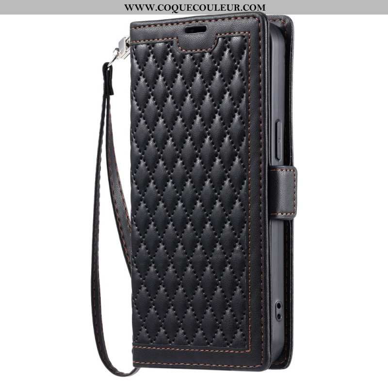 Housse Samsung Galaxy A17 4G / 5G Matelassée Vintage