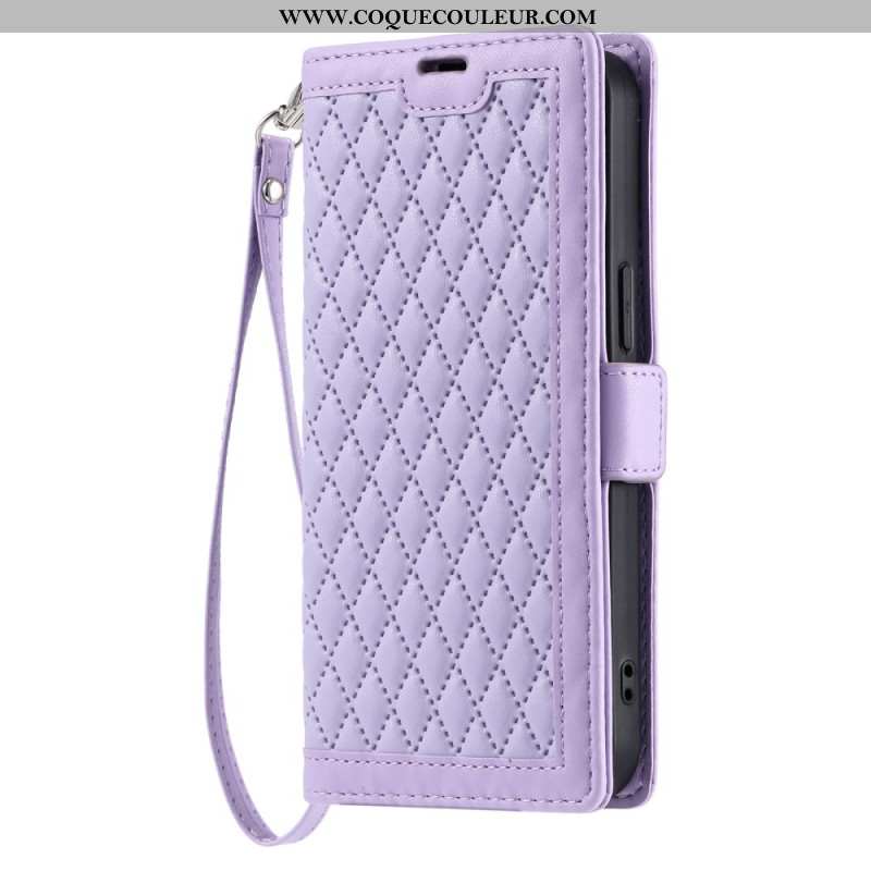 Housse Samsung Galaxy A17 4G / 5G Matelassée Vintage