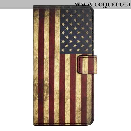 Housse Samsung Galaxy A17 4G / 5G / A26 5G Drapeau Américain Vintage