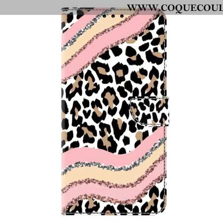 Housse Samsung Galaxy A17 4G / 5G Motif Léopard Rayé