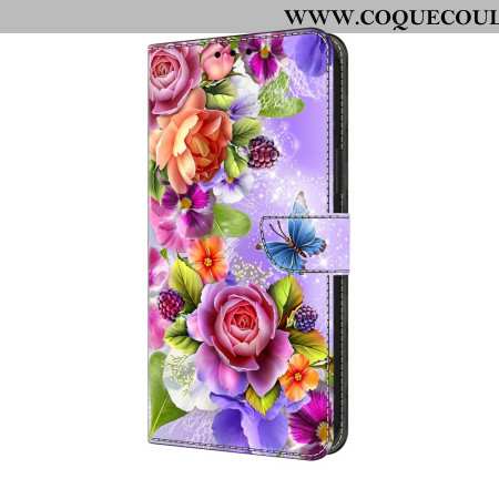 Housse Samsung Galaxy A17 4G / 5G Florale Intense