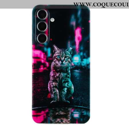 Coque Samsung Galaxy A17 4G / 5G Chat au Feu de Circulation