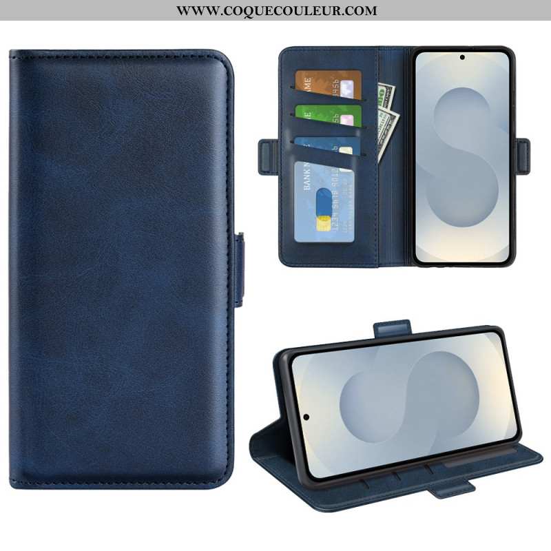 Housse Samsung Galaxy S25 Edge Double Fermoir Magnétique