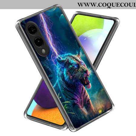 Coque Samsung Galaxy S25 Edge Tigre Éclair