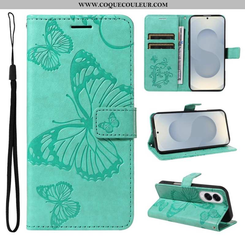 Housse Samsung Galaxy S25 Edge Motif Papillon Géant