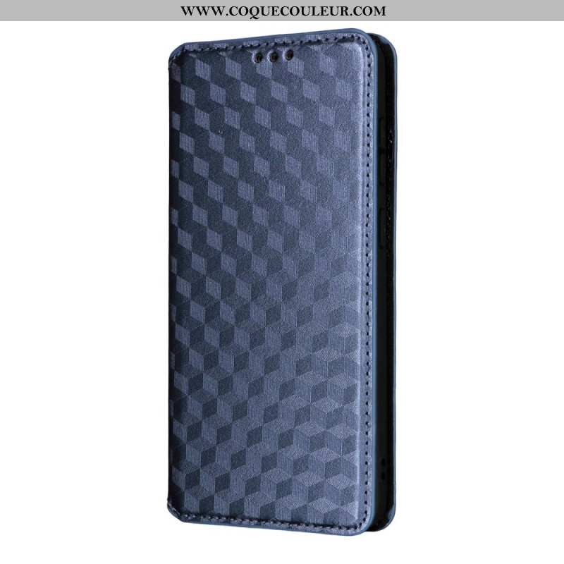 Flip Cover Samsung Galaxy S25 Edge Cubes 3D