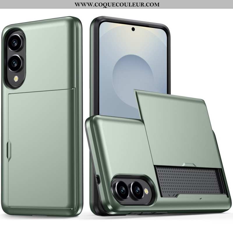 Coque Samsung Galaxy S25 Edge Porte-Cartes Coulissant