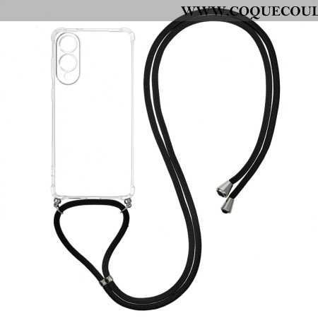 Coque à Cordon Samsung Galaxy S25 Edge Transparente