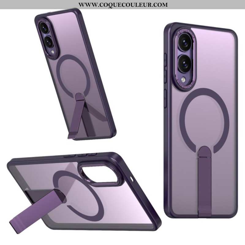 Coque Samsung Galaxy S25 Edge Compatible MagSafe avec Support Intégré