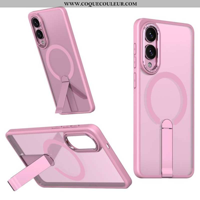 Coque Samsung Galaxy S25 Edge Compatible MagSafe avec Support Intégré