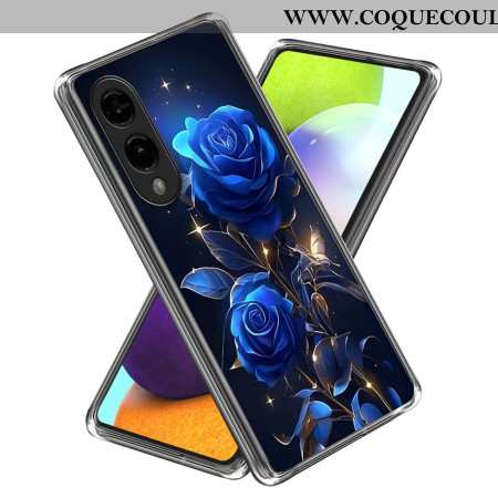 Coque Samsung Galaxy S25 Edge Roses Bleues