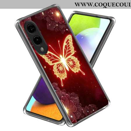 Coque Samsung Galaxy S25 Edge Papillon Doré