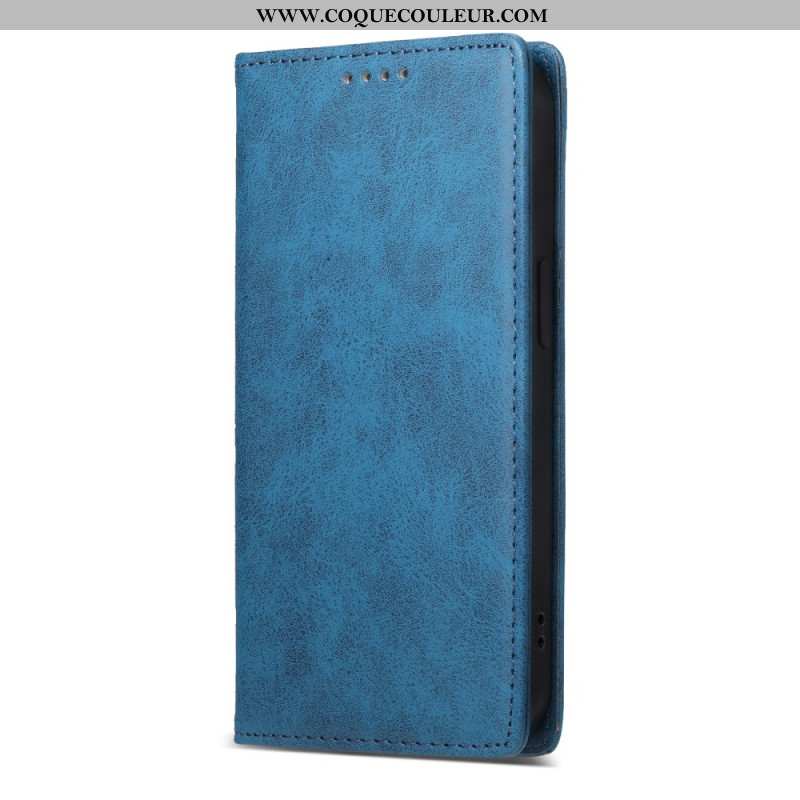 Flip Cover Samsung Galaxy S25 Edge Blocage RFID Simili Cuir