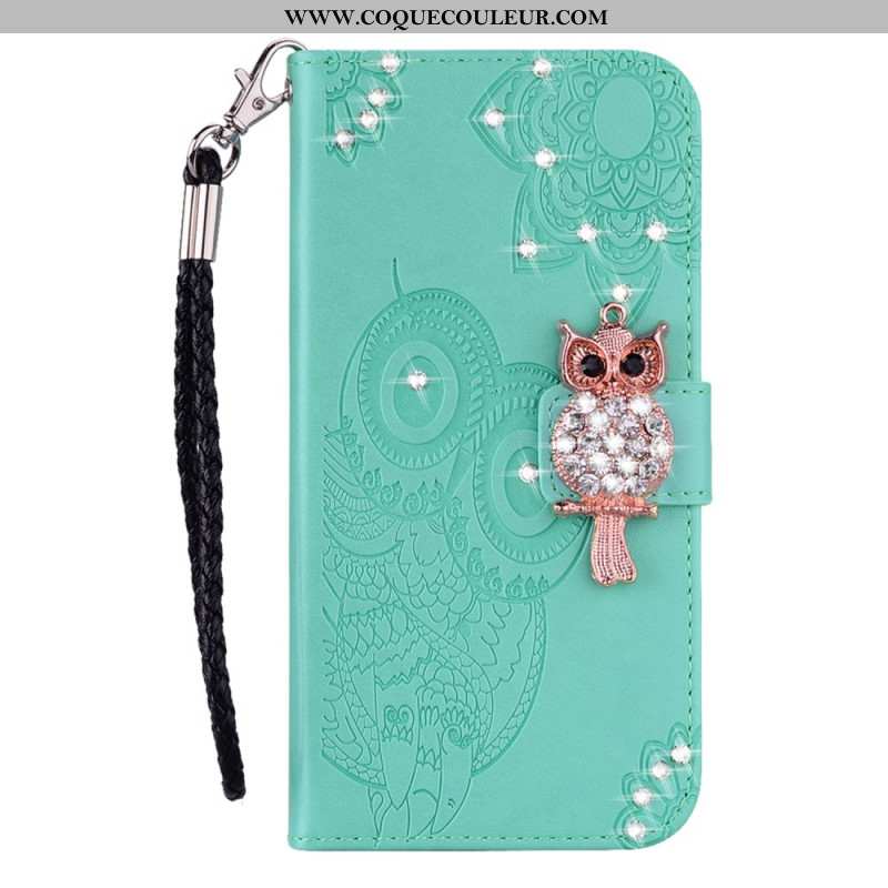 Housse Samsung Galaxy S25 Edge Hibou et Breloque