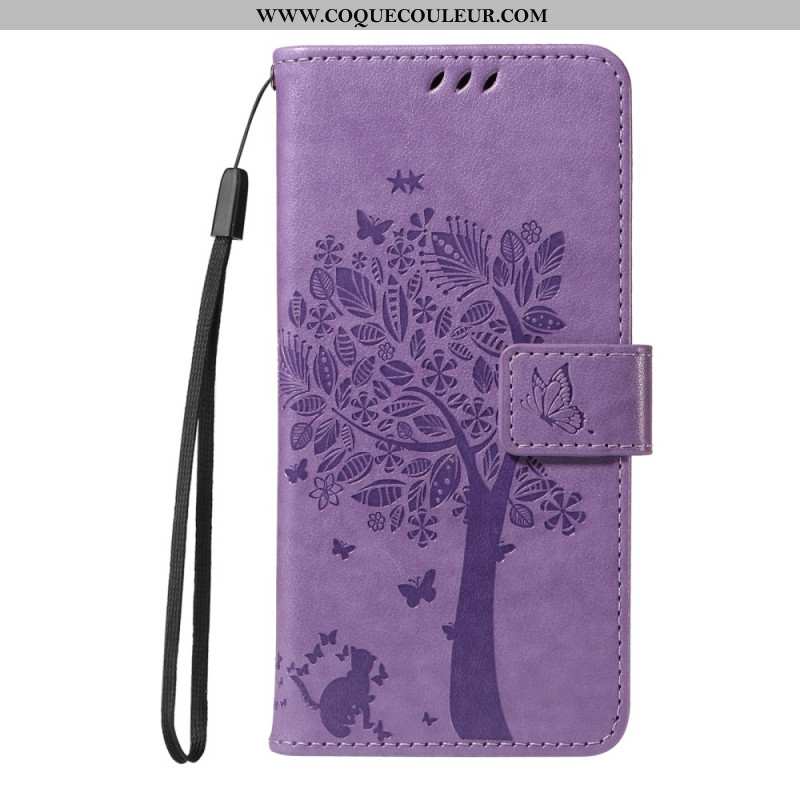 HousseSamsung Galaxy S25 Edge Arbre et Chat