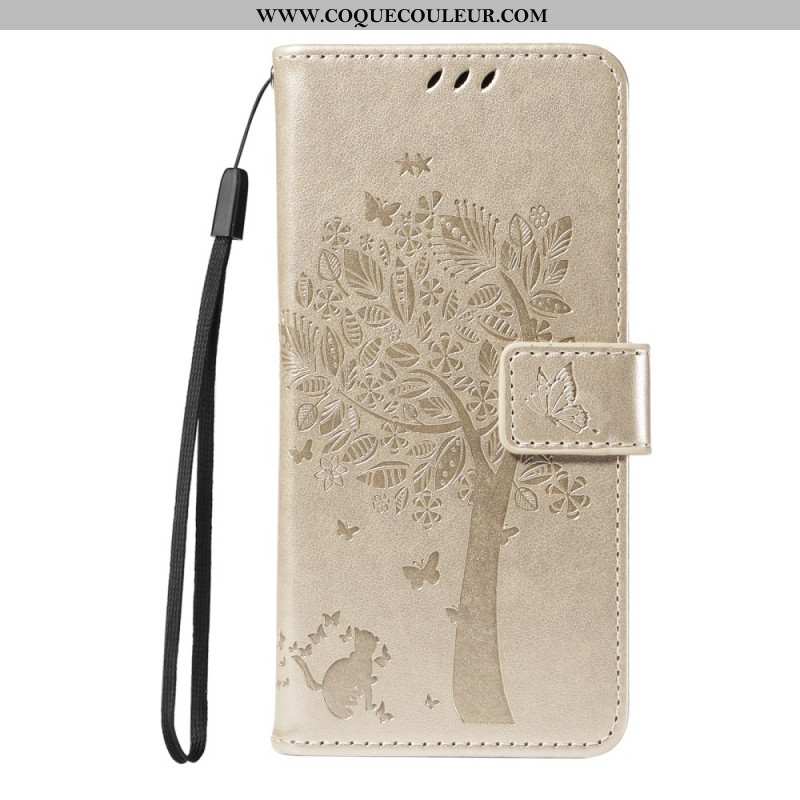 HousseSamsung Galaxy S25 Edge Arbre et Chat