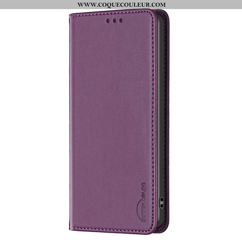 Flip Cover Samsung Galaxy S25 Edge Classsique BINFEN COLOR
