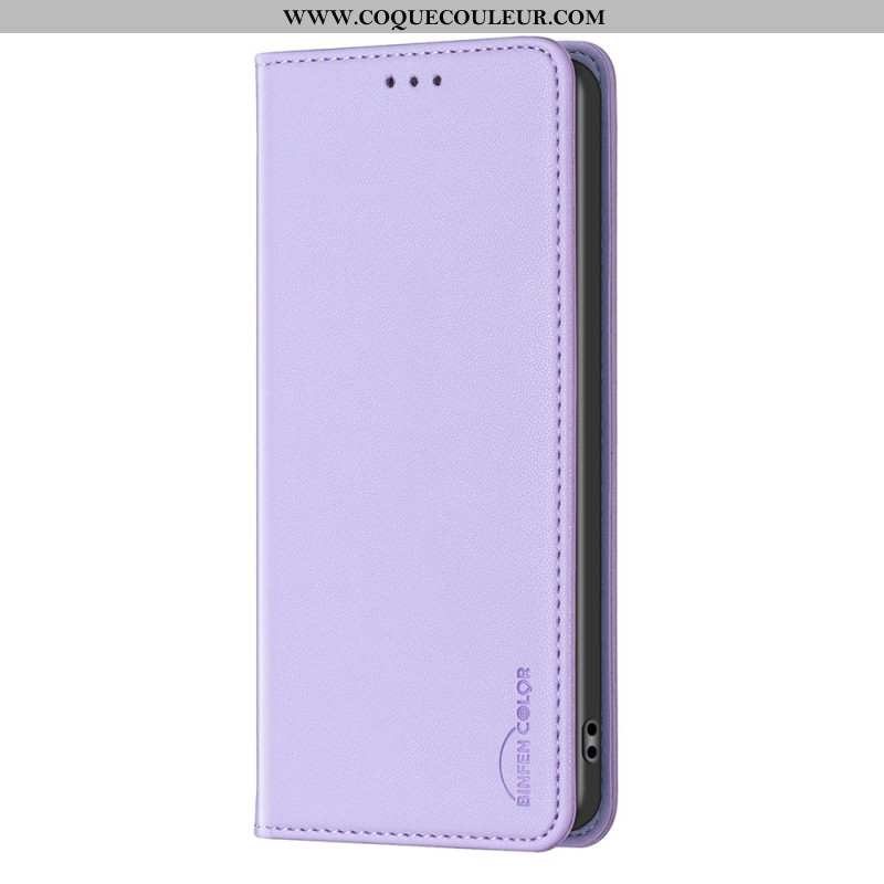 Flip Cover Samsung Galaxy S25 Edge Classsique BINFEN COLOR