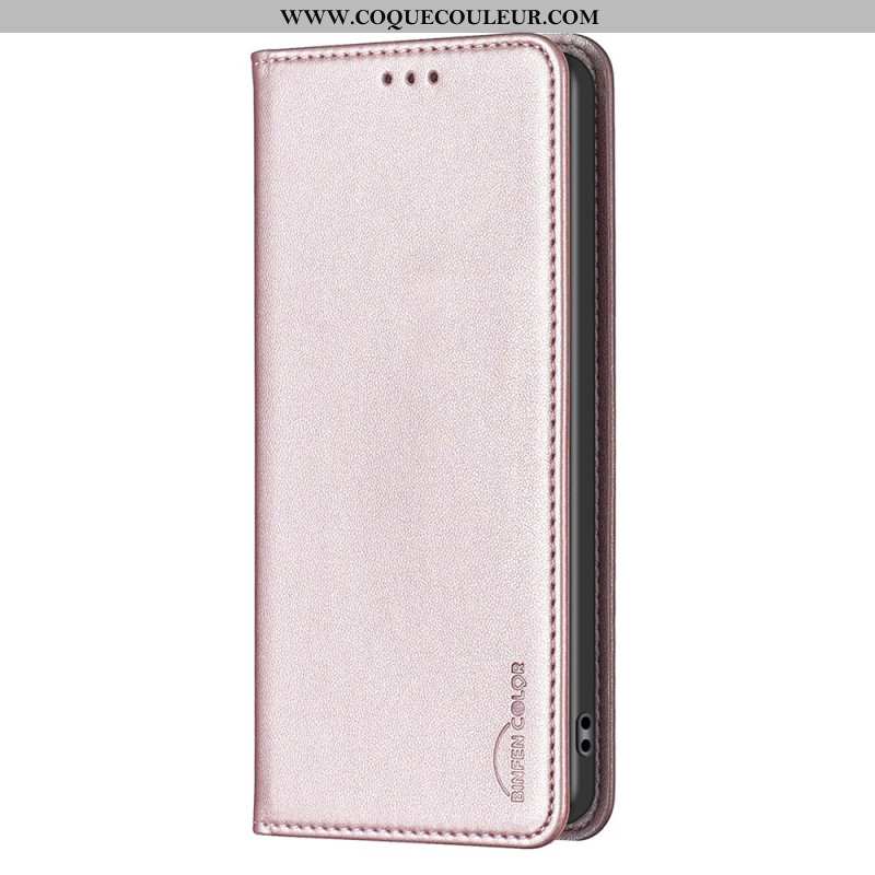 Flip Cover Samsung Galaxy S25 Edge Classsique BINFEN COLOR