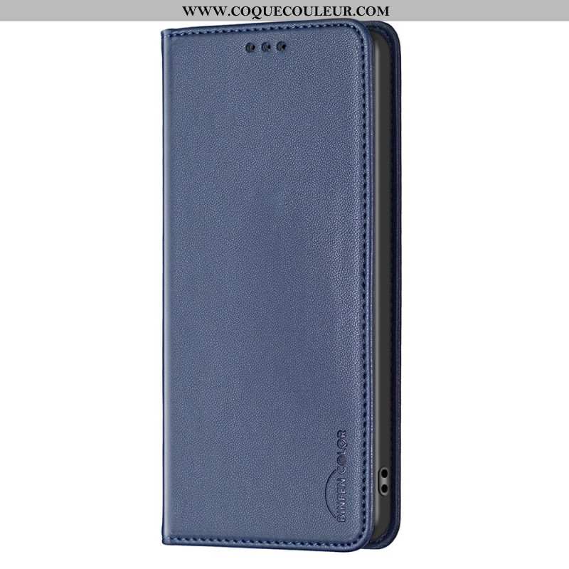 Flip Cover Samsung Galaxy S25 Edge Classsique BINFEN COLOR