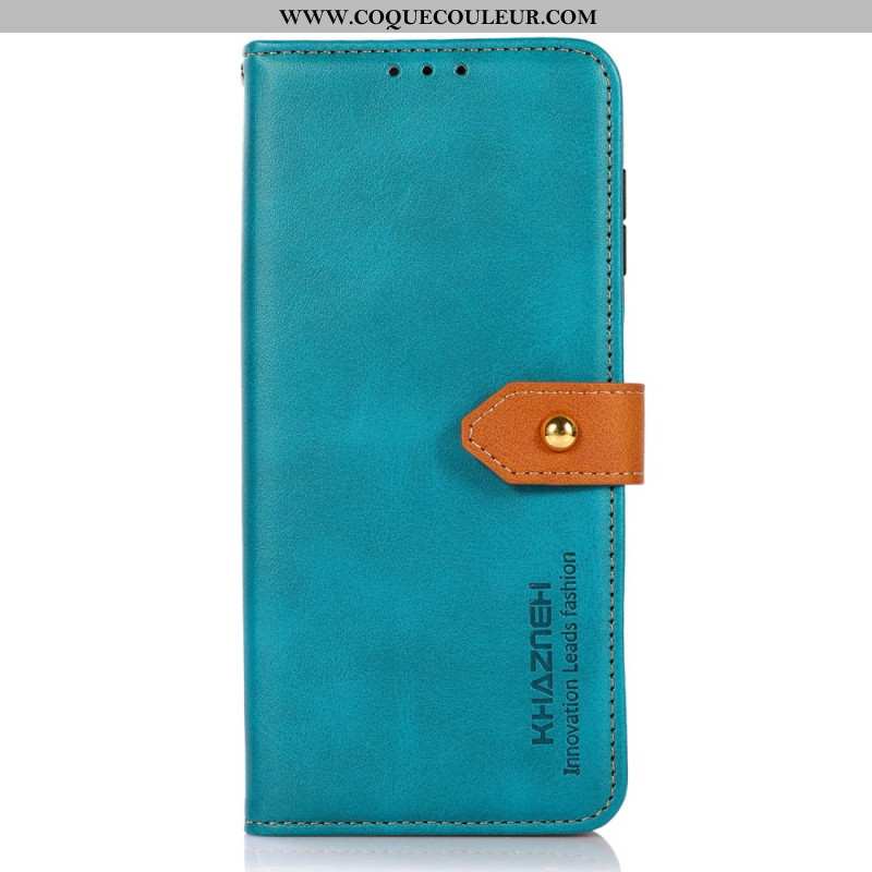 Housse Samsung Galaxy S25 Edge Fermoir Doré KHAZNEH