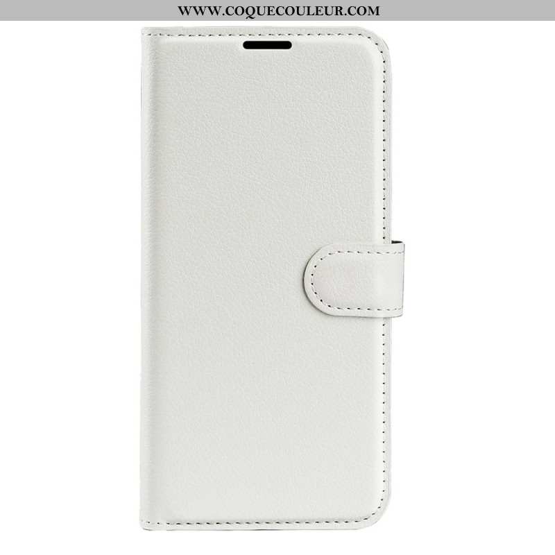 Housse Samsung Galaxy S25 5G Simili Cuir Litchi Classique