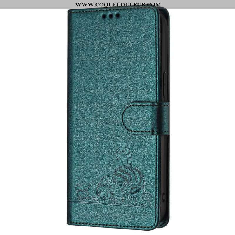Housse Samsung Galaxy S25 5G Protection RFID Scène de Chat