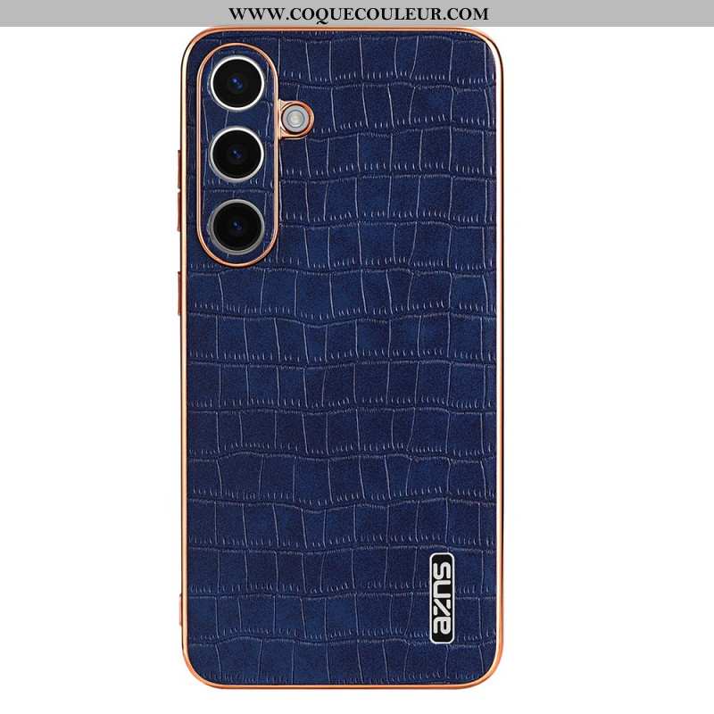 Coque Samsung Galaxy S25 Style Crocodile AZNS