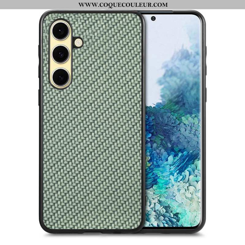 Coque Samsung Galaxy S25 5G Revêtement Fibre Carbone