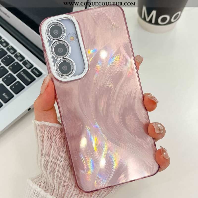 Coque Samsung Galaxy S25 Nacrée avec Film Protecteur