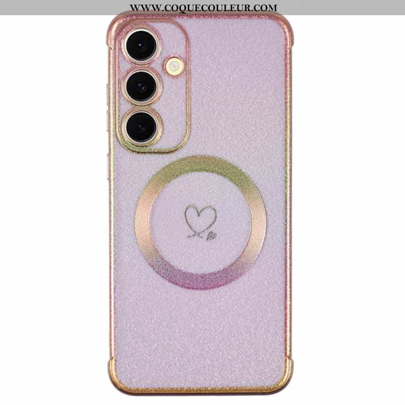 Coque Samsung Galaxy S25 5G Magnétique Coeur