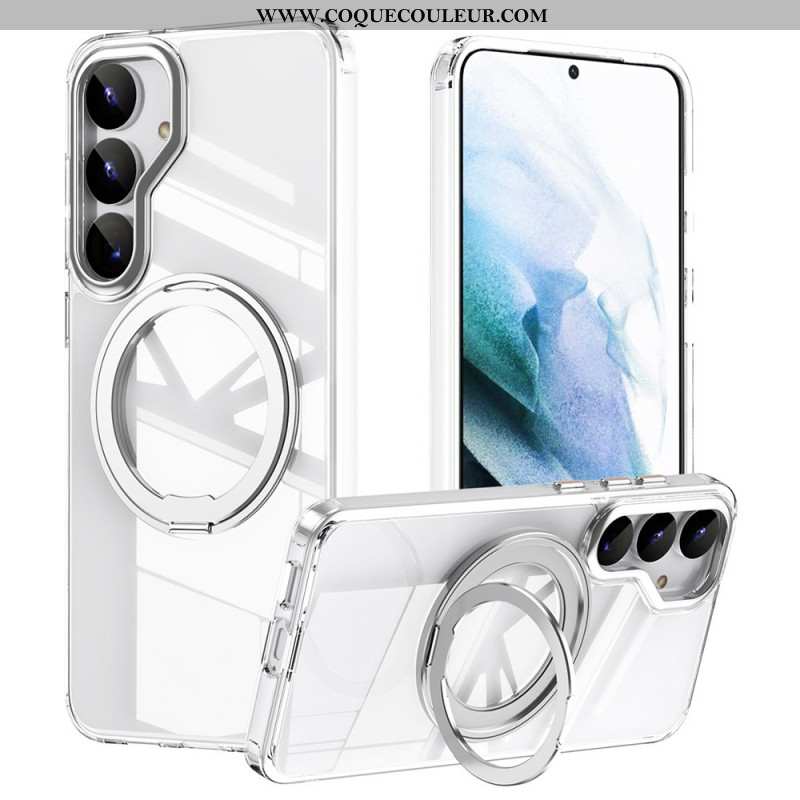 Coque Samsung Galaxy S25 5G Compatible MagSafe Sobriété avec Support