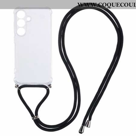 Coque à Cordon Samsung Galaxy S25 5G Transparente