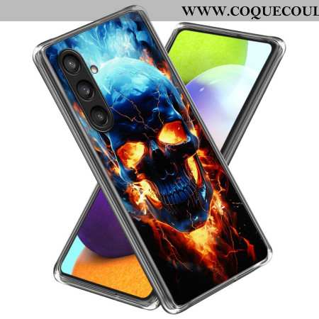 Coque Samsung Galaxy S25 5G Crâne Enflammé