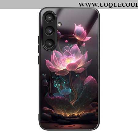 Coque Samsung Galaxy S25 5G Verre Trempé Motif Lotus