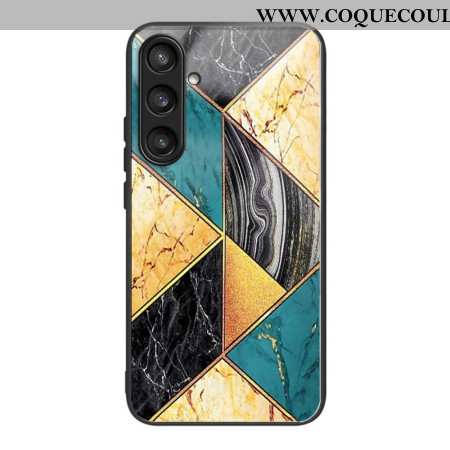 Coque Samsung Galaxy S25 5G Verre Trempé Marbre Coloré