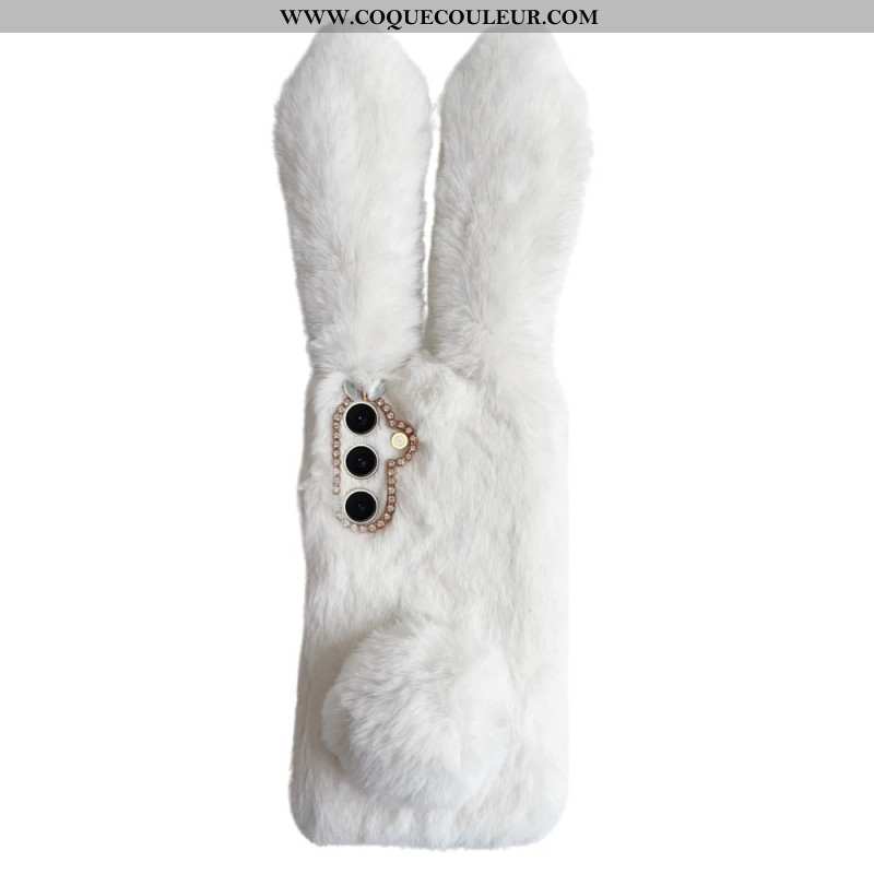 Coque Samsung Galaxy S25 5G Lapin Peluche