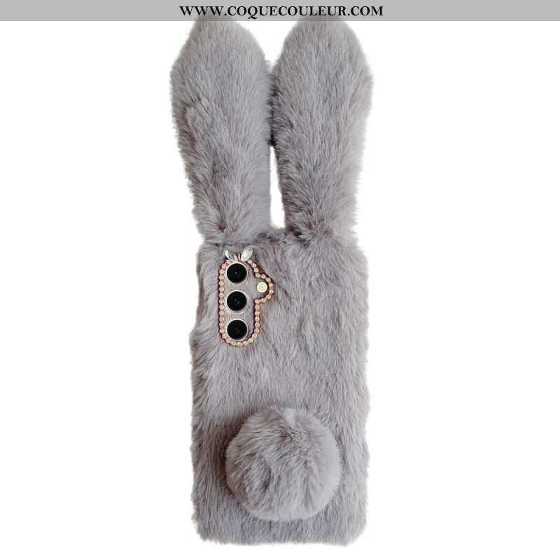 Coque Samsung Galaxy S25 5G Lapin Peluche
