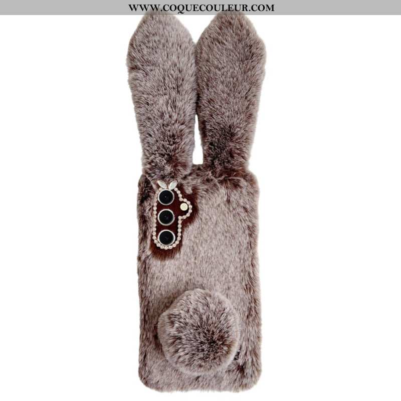 Coque Samsung Galaxy S25 5G Lapin Peluche