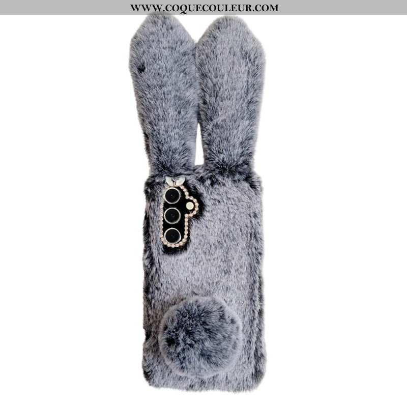 Coque Samsung Galaxy S25 5G Lapin Peluche
