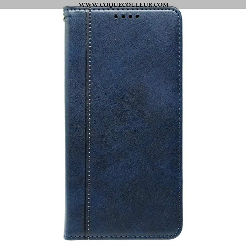 Flip Cover Samsung Galaxy S25 5G Fermeture Magnétique Intégrée