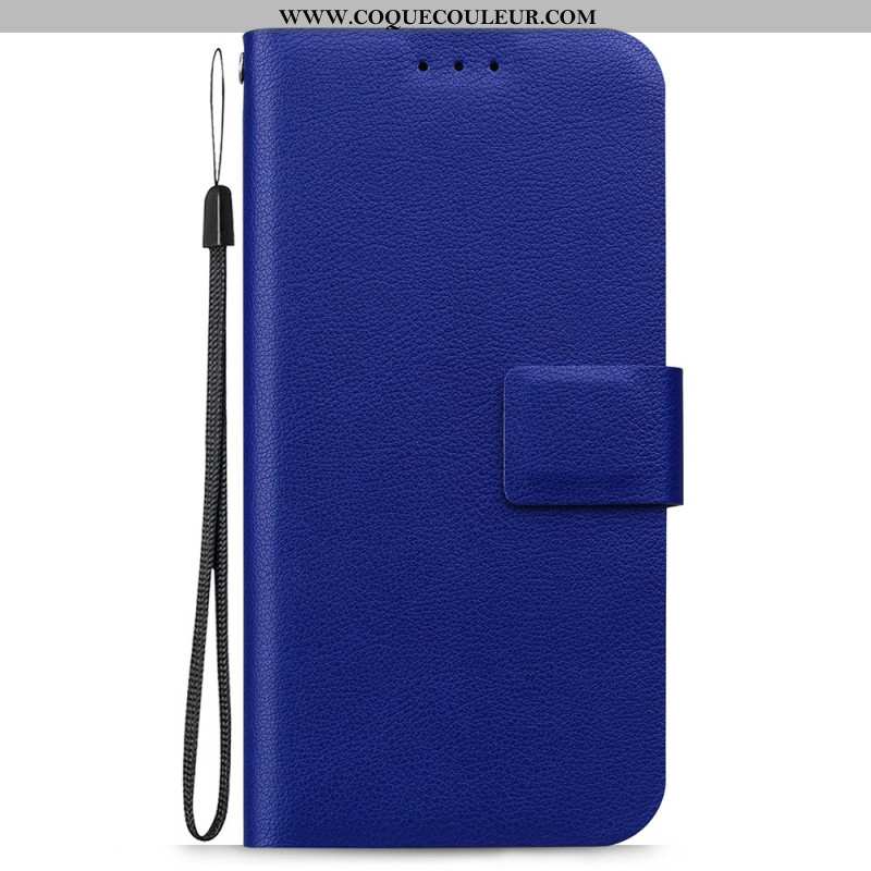 Housse Samsung Galaxy S25 5G Simili Cuir à Lanière