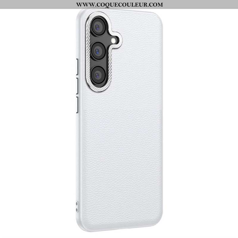 Coque Samsung Galaxy S25 Cadre Objectif Métallique