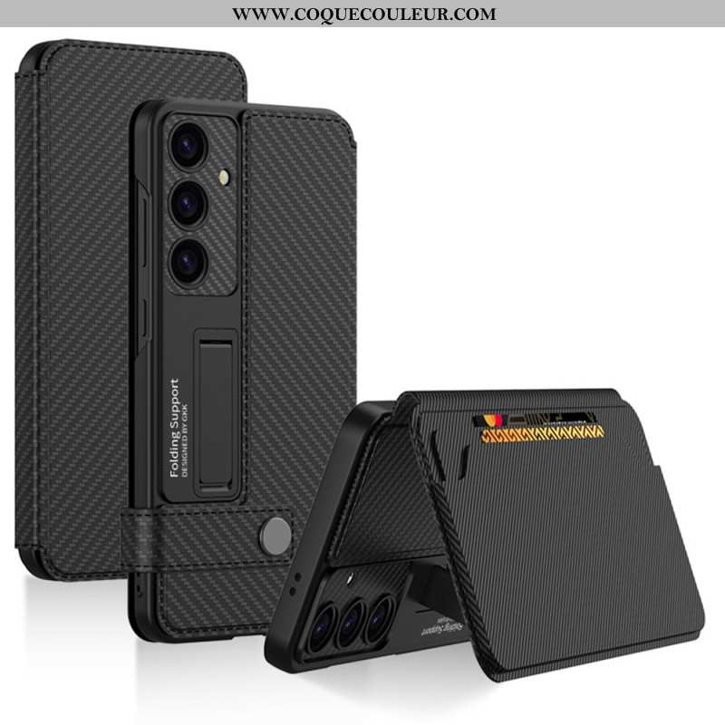 Coque Samsung Galaxy S25 Porte-Cartes et Support Premium