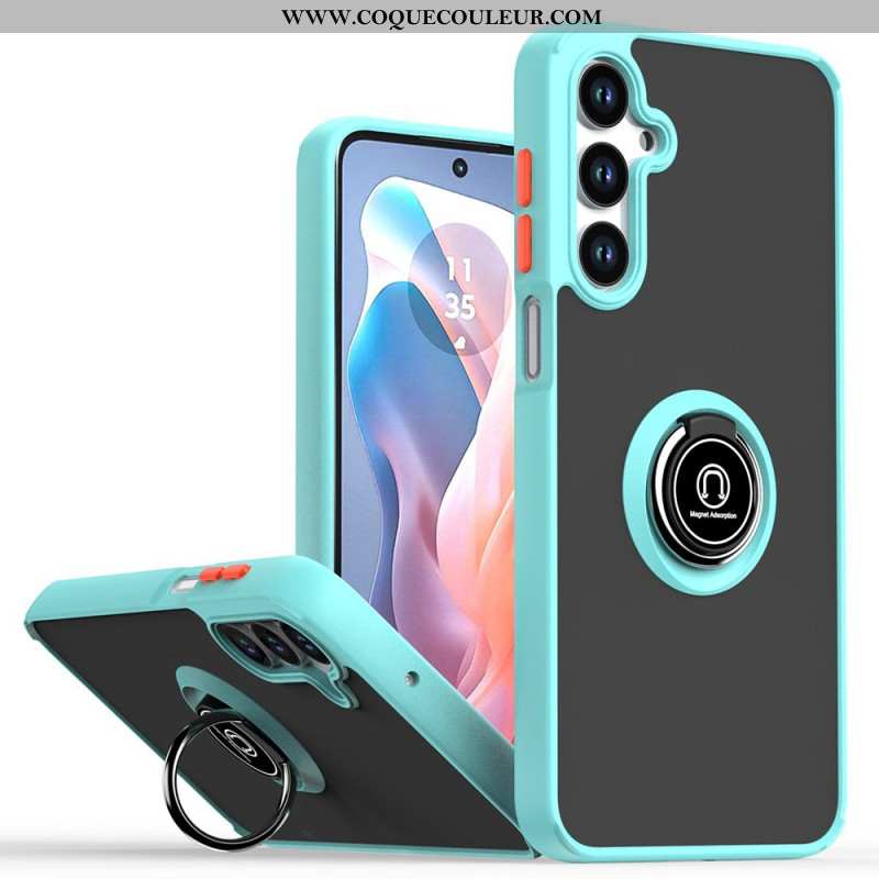 Coque Samsung Galaxy S25 5G Bicolore Anneau-Support