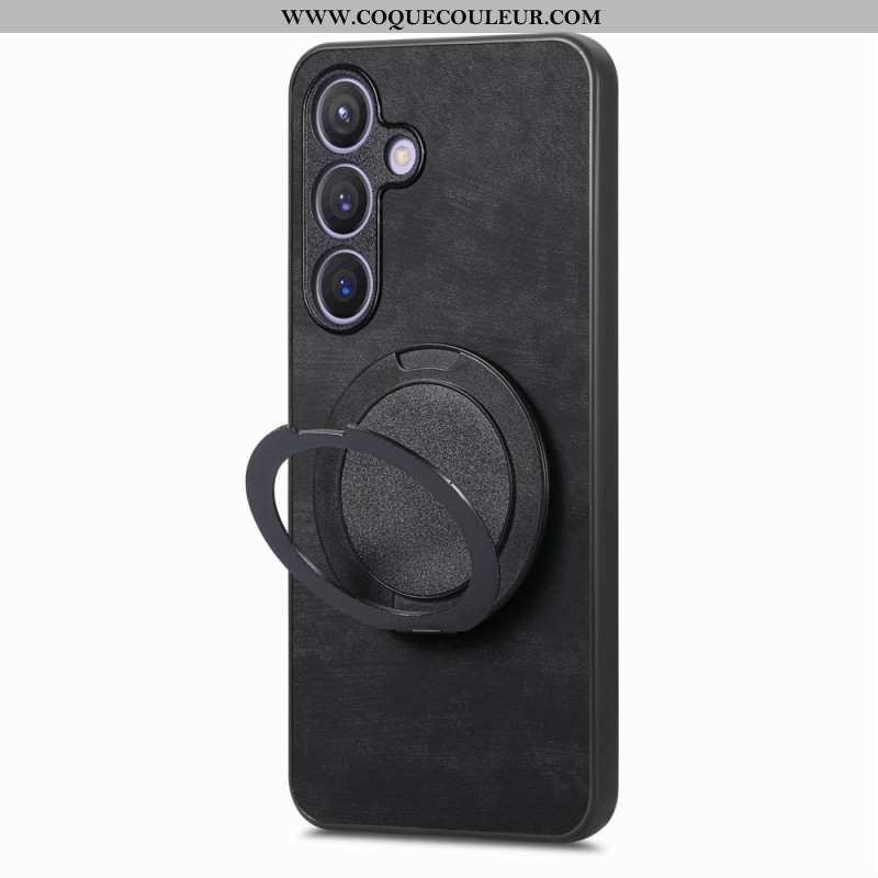 Coque Samsung Galaxy S25 5G Compatible avec MagSafe Effet Daim Vintage