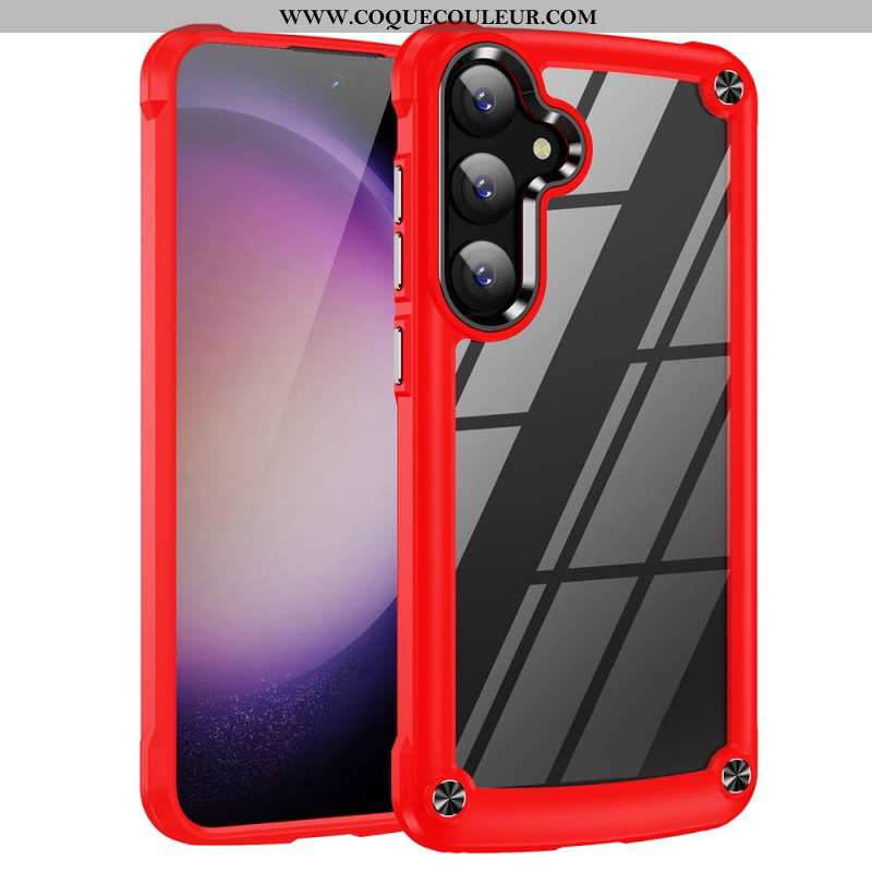 Coque Samsung Galaxy S25 5G Transparente Rebords Silicone