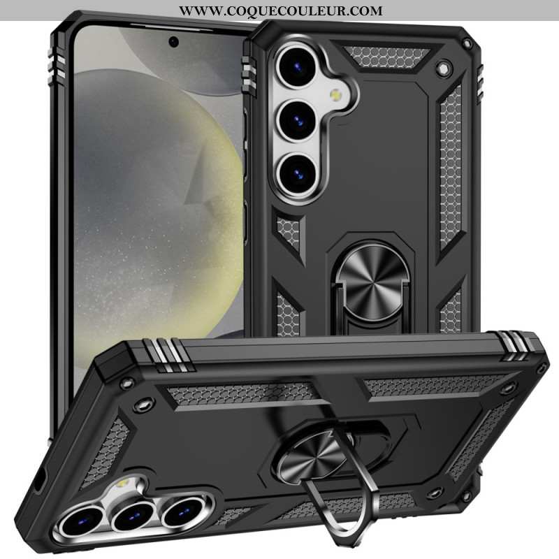 Coque Samsung Galaxy S25 5G Anneau-Support Rotatif