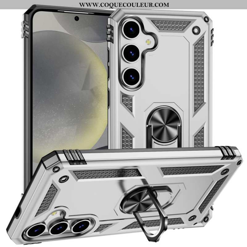Coque Samsung Galaxy S25 5G Anneau-Support Rotatif