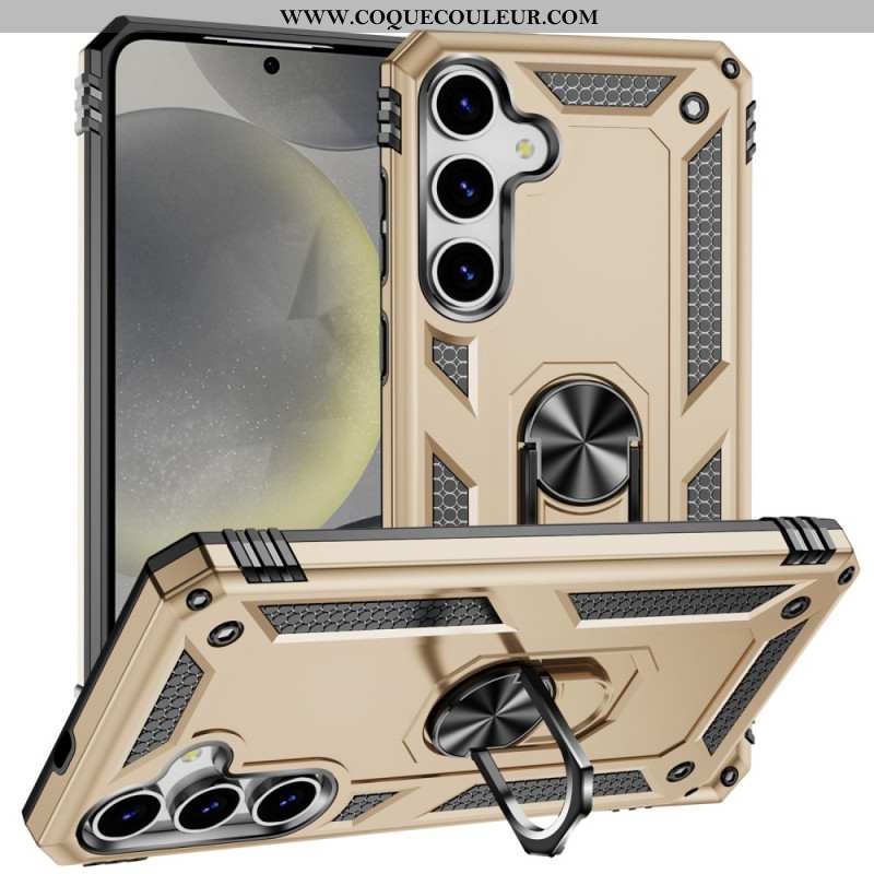 Coque Samsung Galaxy S25 5G Anneau-Support Rotatif